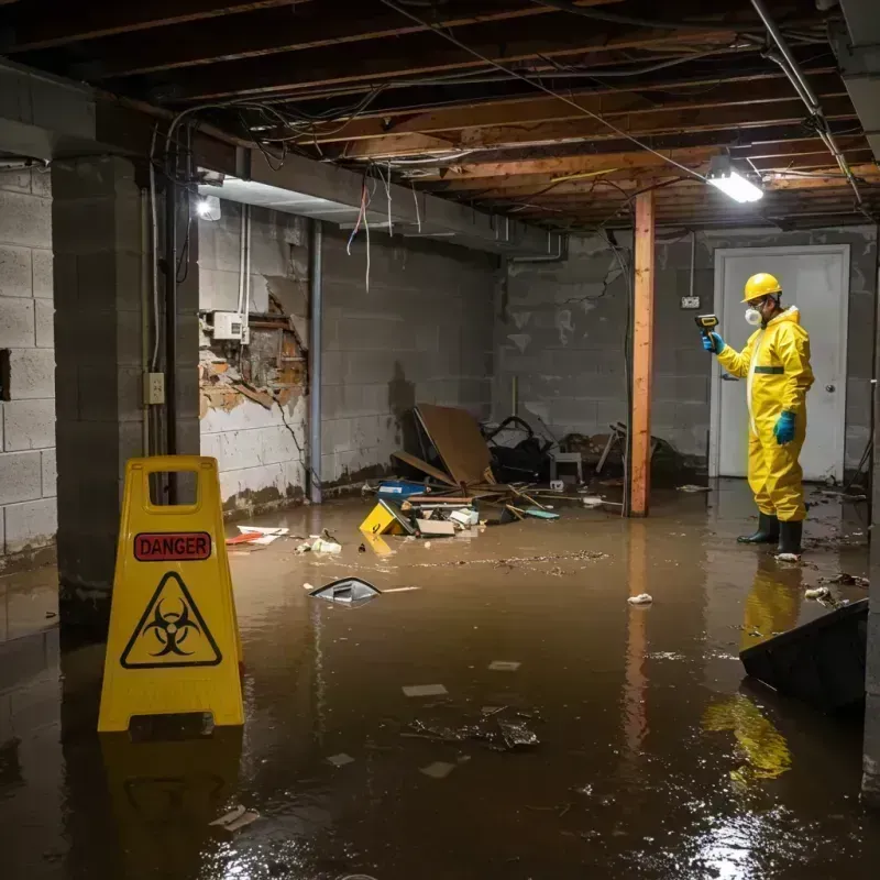 Flooded Basement Electrical Hazard in Granby, CO Property