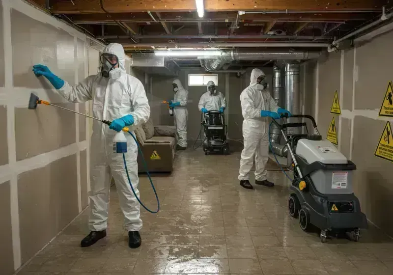 Basement Moisture Removal and Structural Drying process in Granby, CO